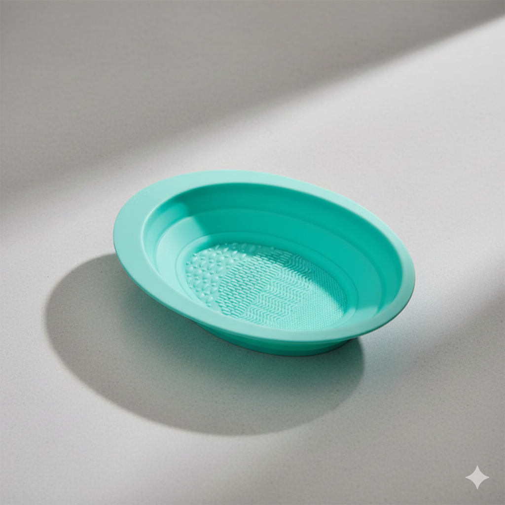 Silicone Cosmetic Makeup Brush Cleaning Pad Board