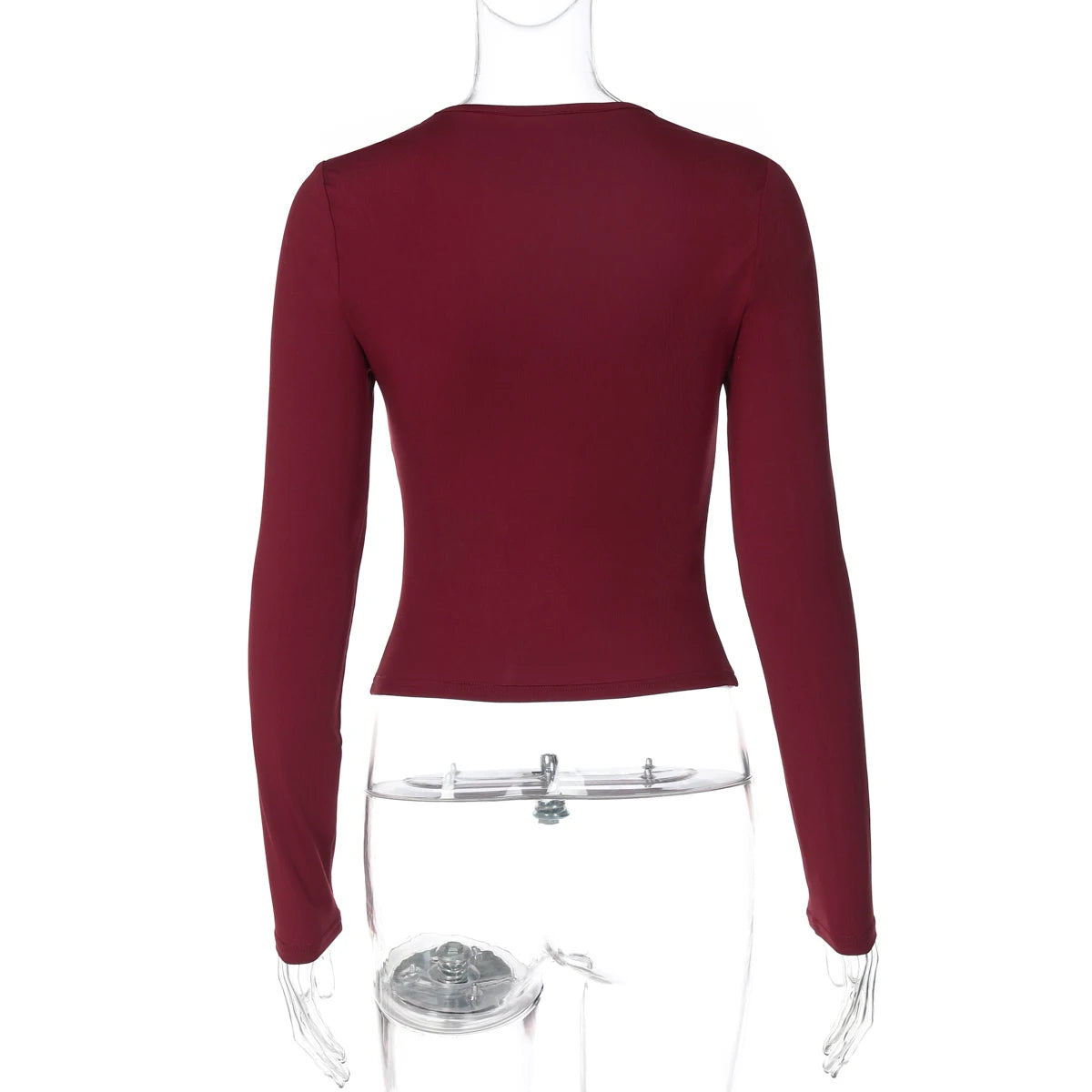 Dulzura 2025 Autumn Latest Fashion Sexy Square Collar Long Sleeve Slim Lace Up Lace Ruffles Patchwork T-Shirt Party Club Clothes