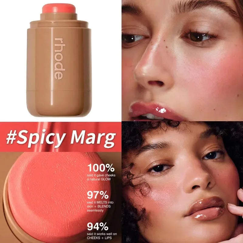 Rhodeskin Spring Lip Gloss Lip Balm Smoothing Lipstick Lines Lasting Nourishing Women Daily Care Makeup Moisturizer Blush Girl
