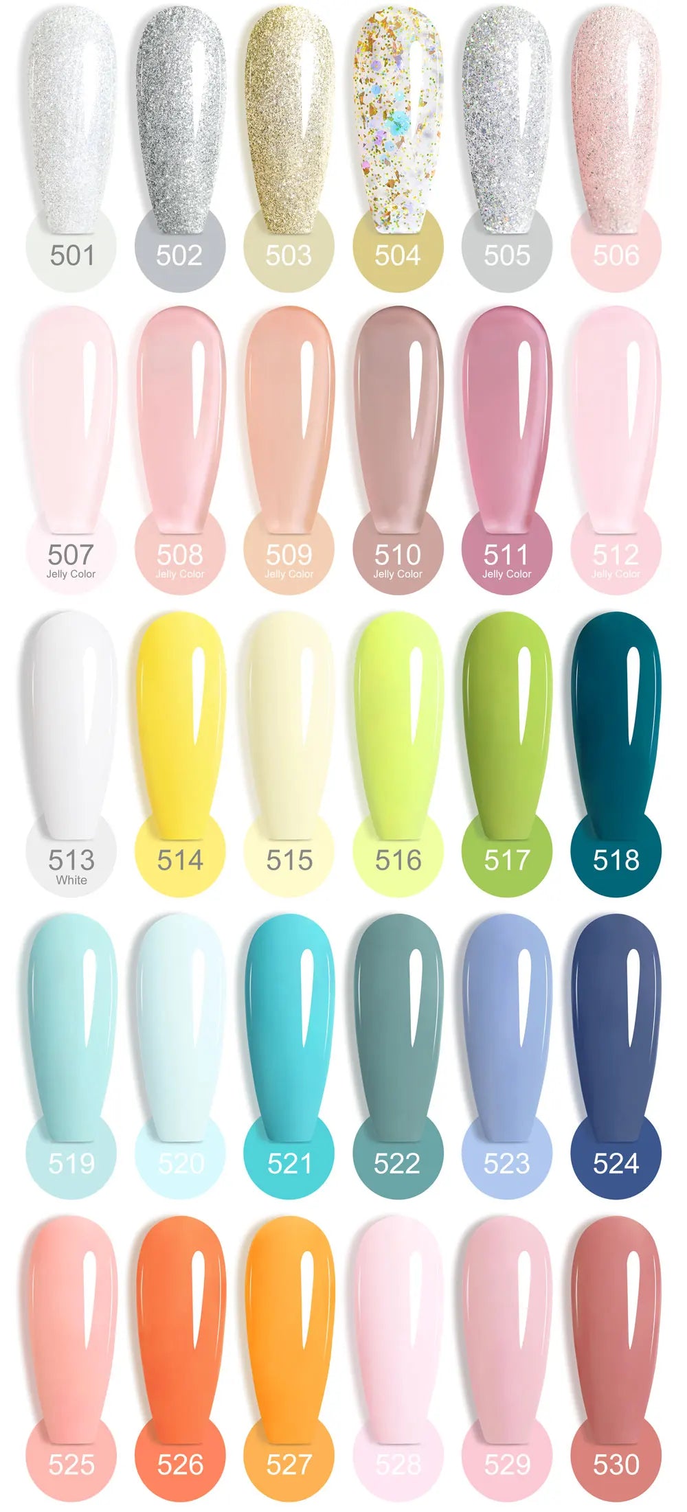 Venalisa HEMA TPO FREE Nail Gel Polish Glitter Gorgeous Full Coverage Soak Off UV LED French Nail Jelly Pink Nude Collection