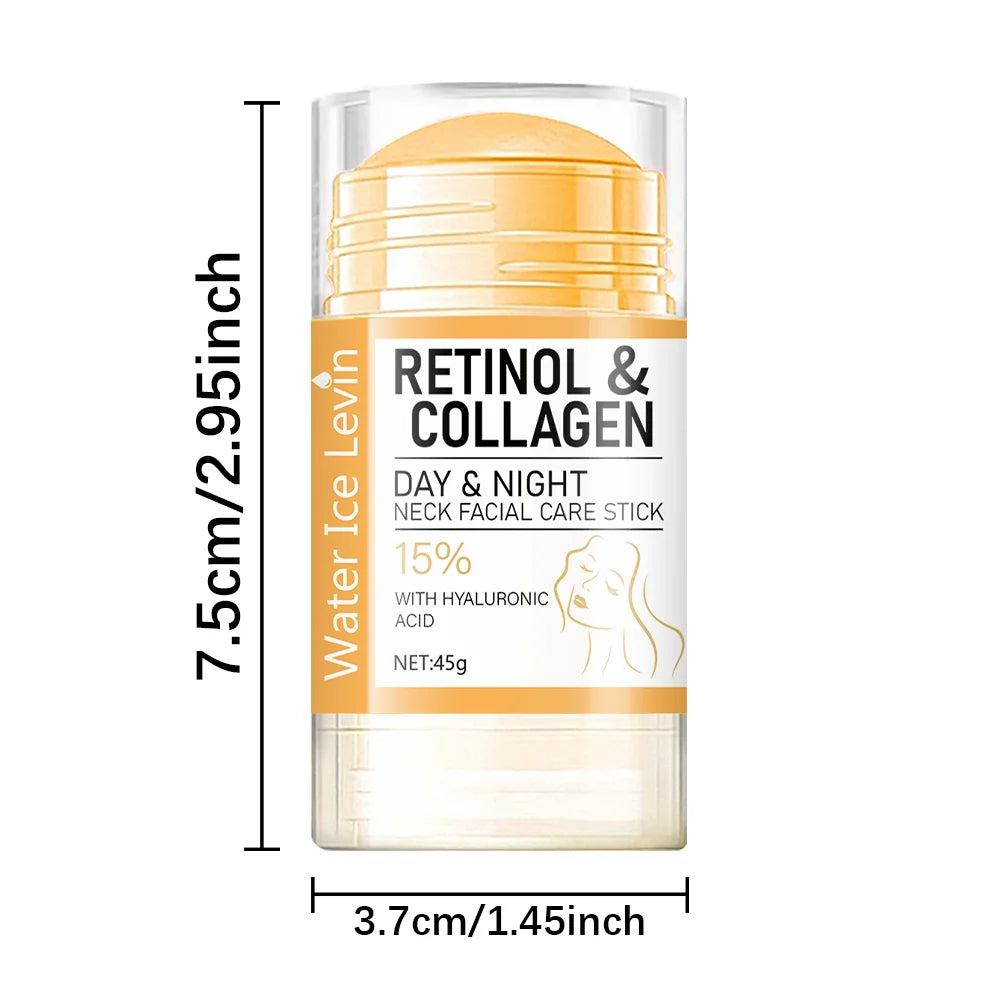 Retinol and Collagen Face and Neck Cream, Lifts the Neck, Tightens and Moisturizes the Skin, Intensely Hydrates the Skin of the Neck and Face, and Reduces the Appearance of Neck Lines