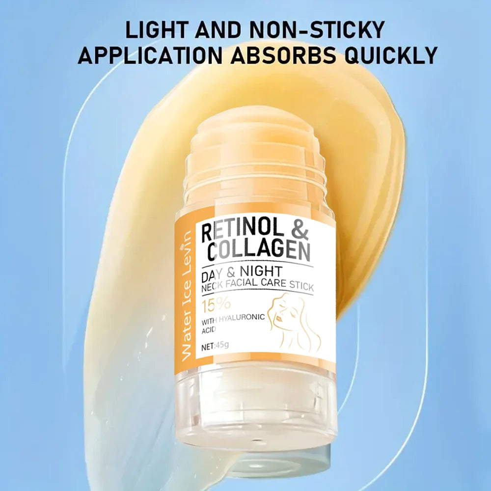 Retinol and Collagen Face and Neck Cream, Lifts the Neck, Tightens and Moisturizes the Skin, Intensely Hydrates the Skin of the Neck and Face, and Reduces the Appearance of Neck Lines