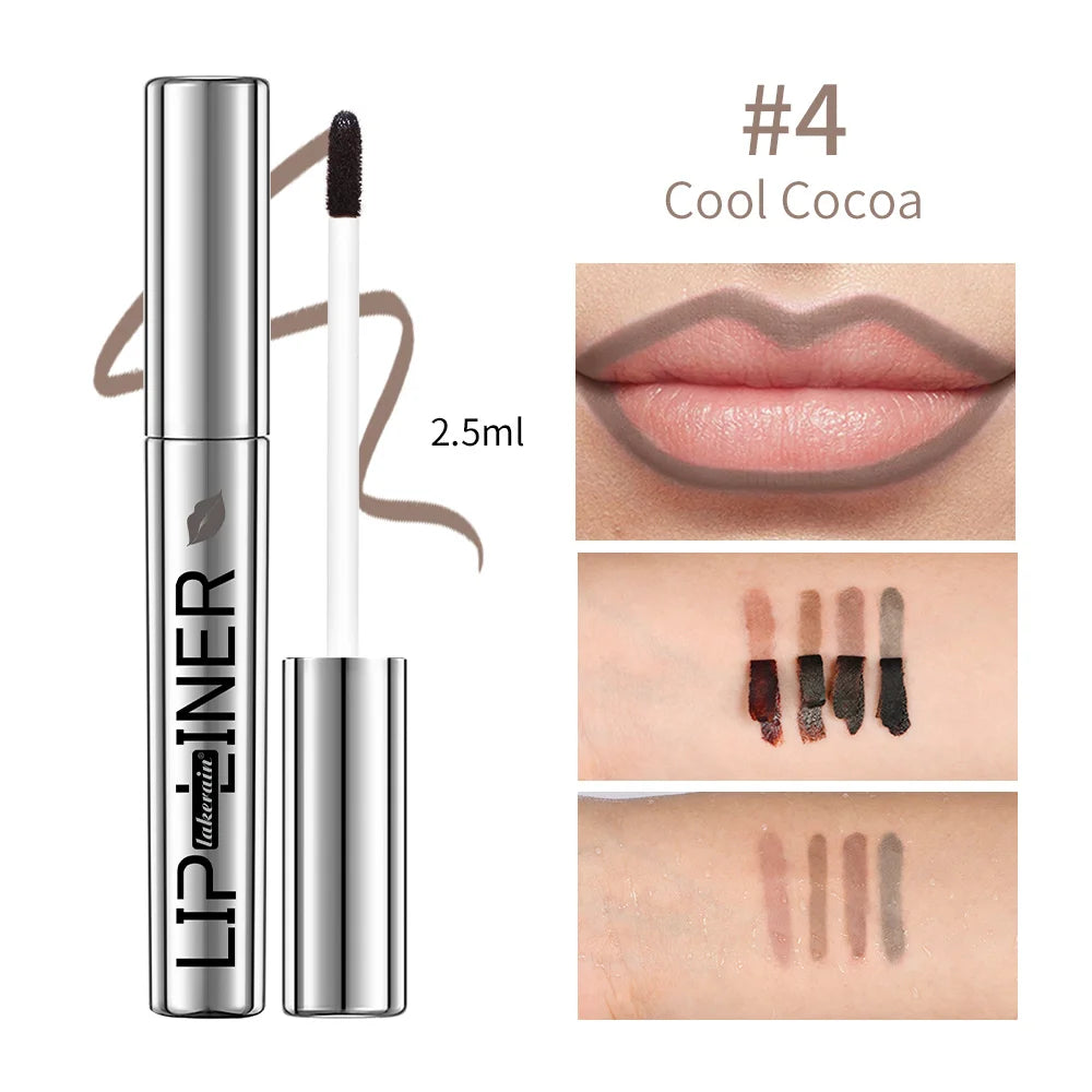 Magic Peel Off Lip Cosmetic Matte Lip Liner Pencil Long Lasting Waterproof Smudge Proof Transfer Proof Peel Off Lip Stain Tattoo