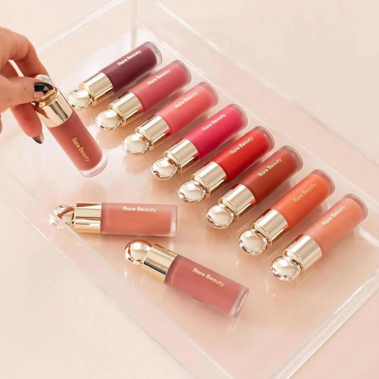Rare Beauty Soft Pinch Liquid Blush Silky Smoothly Long Lasting Plump Makeup Hope Love Virtue Happy Wonder Worth Face Cosmetics