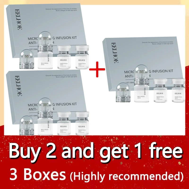 Hyaluronic Acid & Collagen Anti-Aging Serum Kit Hydrating Firming Anti-Wrinkle Facial Skin Care Set