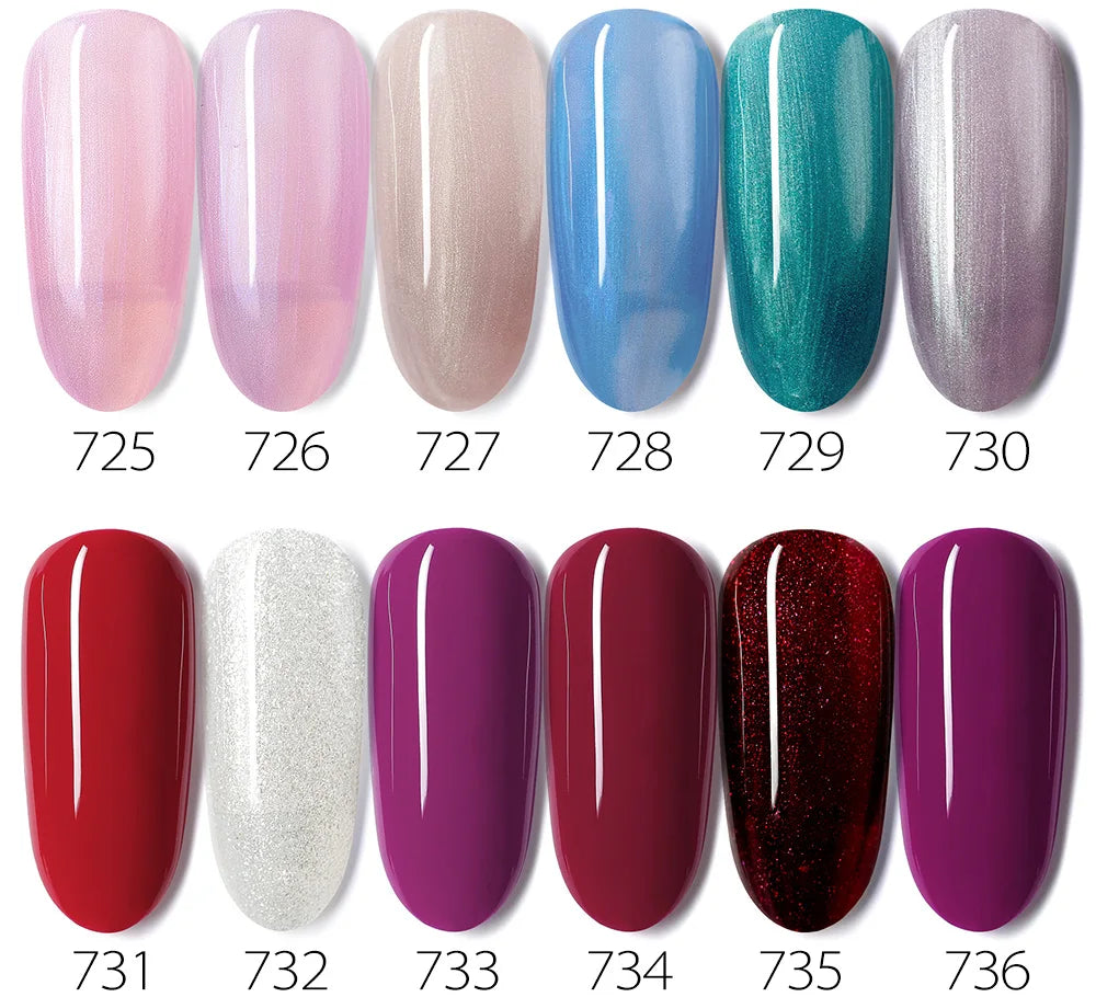 Venalisa HEMA TPO FREE Nail Gel Polish Glitter Gorgeous Full Coverage Soak Off UV LED French Nail Jelly Pink Nude Collection