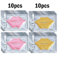 5/10/20/30pcs Pink Gold Crystal Collagen Lip Mask Plump Lips Moisturizing Nourishing Lip Patches Lips Plumper Skin Care Products
