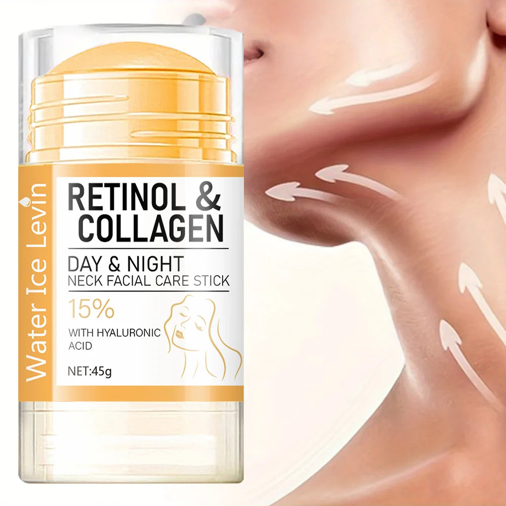 Retinol and Collagen Face and Neck Cream, Lifts the Neck, Tightens and Moisturizes the Skin, Intensely Hydrates the Skin of the Neck and Face, and Reduces the Appearance of Neck Lines
