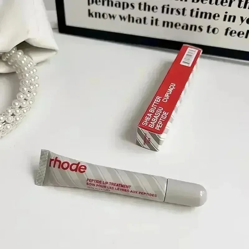Rhodeskin Spring Lip Gloss Lip Balm Smoothing Lipstick Lines Lasting Nourishing Women Daily Care Makeup Moisturizer Blush Girl