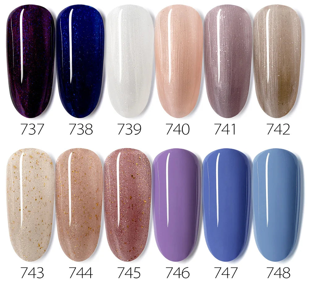 Venalisa HEMA TPO FREE Nail Gel Polish Glitter Gorgeous Full Coverage Soak Off UV LED French Nail Jelly Pink Nude Collection