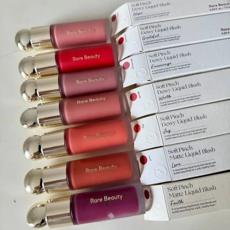 Rare Beauty Soft Pinch Liquid Blush Silky Smoothly Long Lasting Plump Makeup Hope Love Virtue Happy Wonder Worth Face Cosmetics