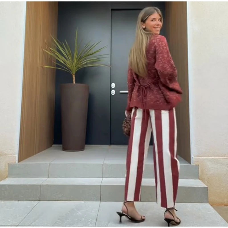 Fashion Women's Embroidery Short Jacket Loose O-neck Long Sleeve Buttons Female Cropped Coat 2026 Autumn Lady Casual Jackets